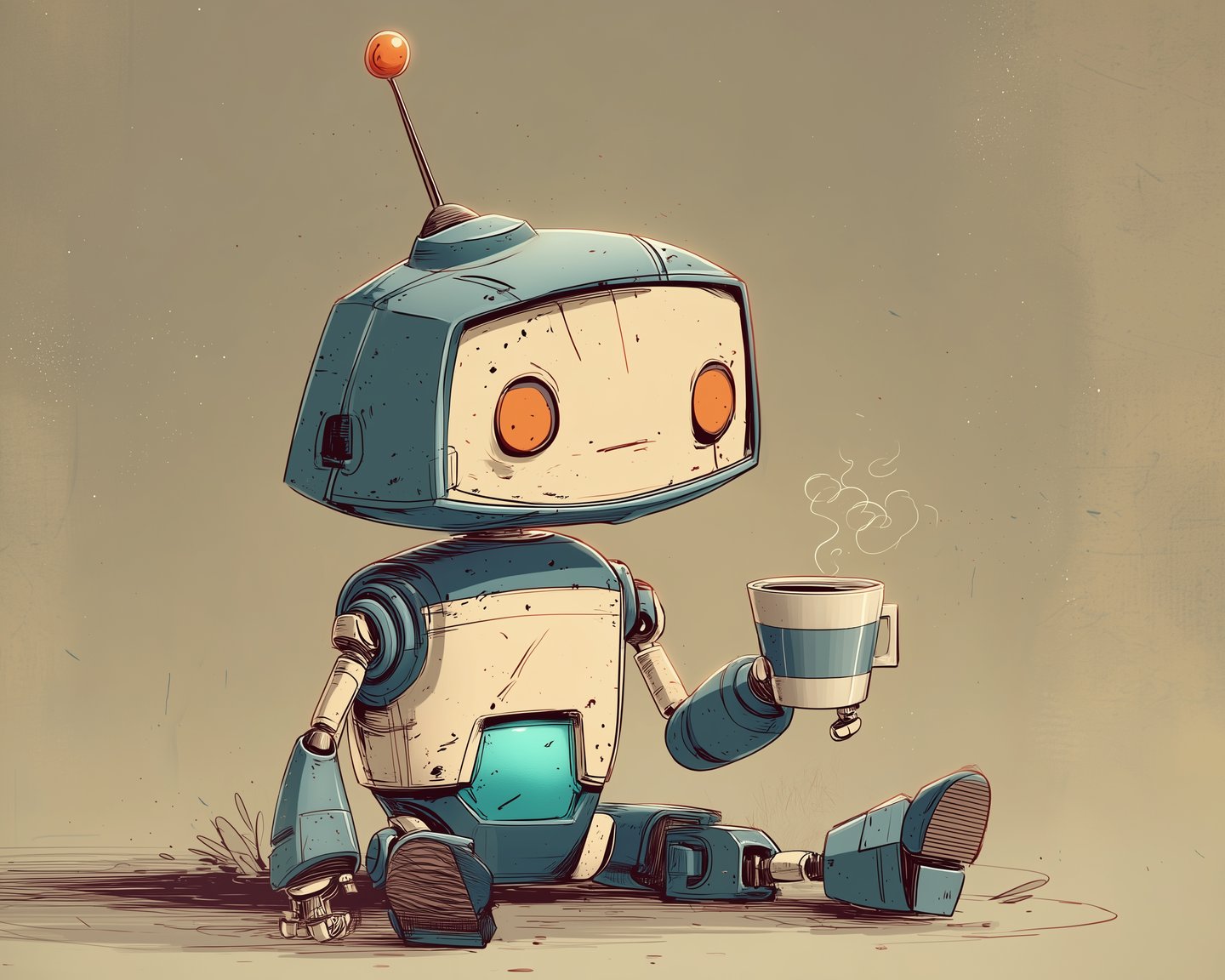 The robot overwhelmed, everything routing to it at once.